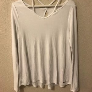 Long sleeve white shirt